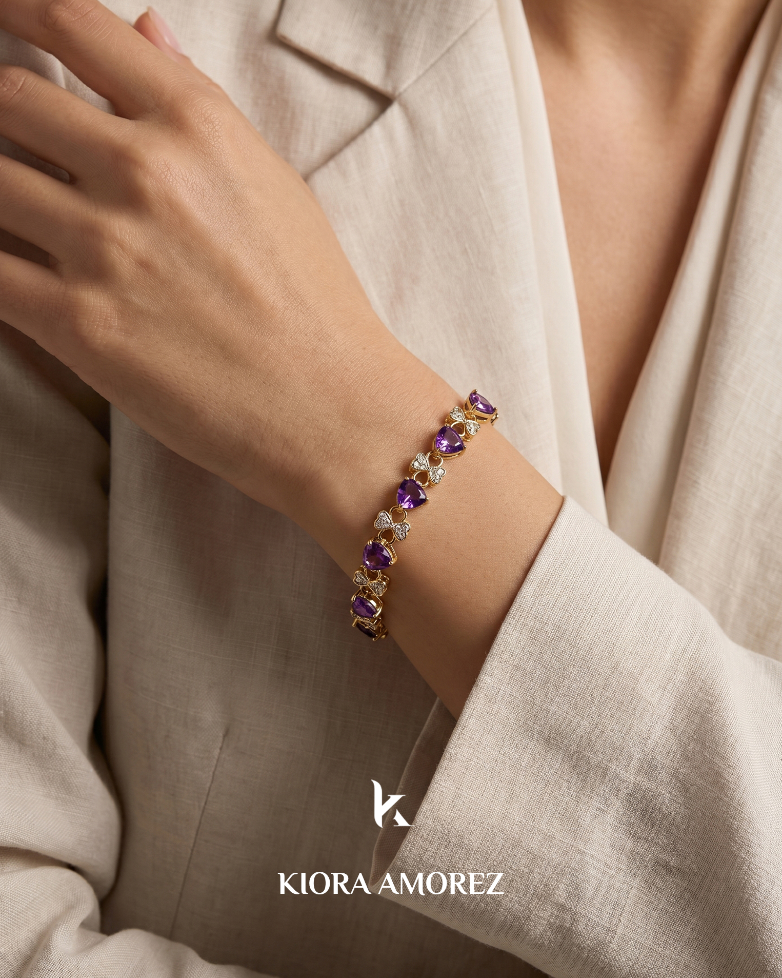 Victorian-inspired jewelry featuring diamonds, rubies, emeralds, and sapphires.