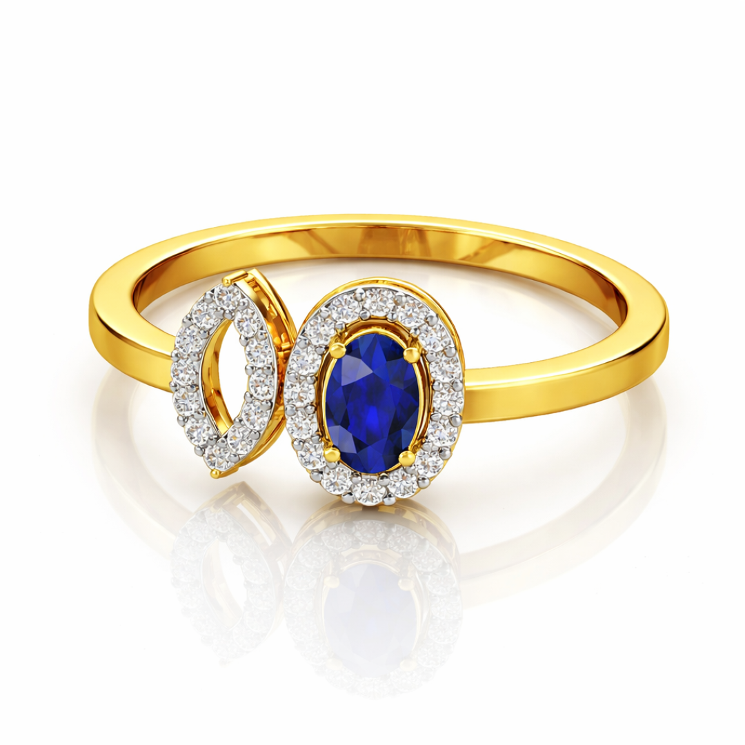 Blue suphire yellow