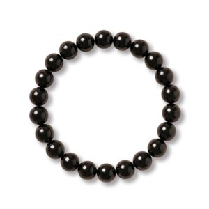 BLACK TOURMALINE BEAD BAND