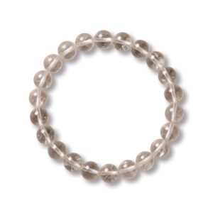 CLEAR QUARTZ BEAD BAND