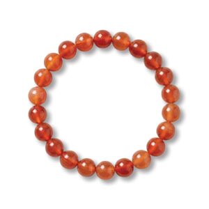 CARNELIAN BEAD BAND