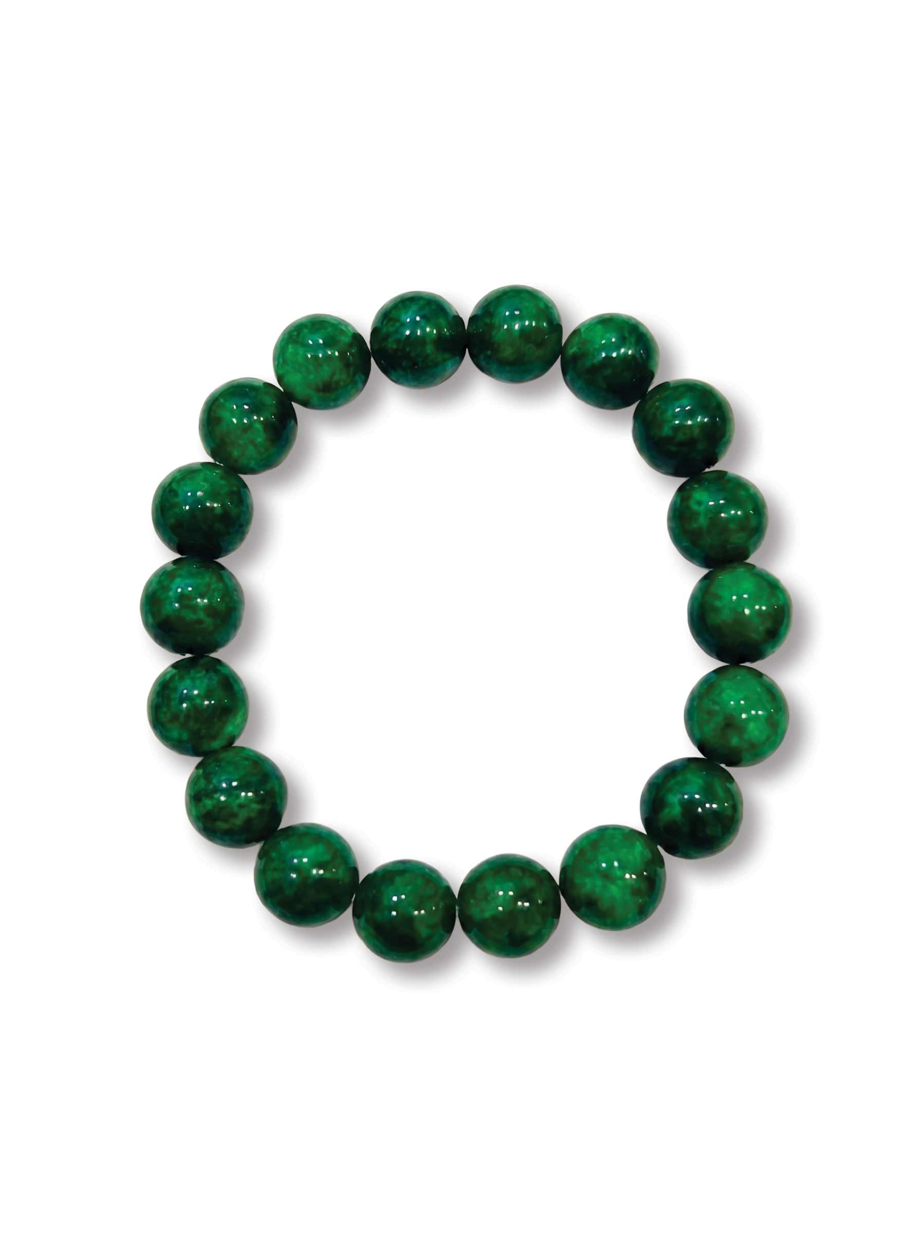 EMERALD BEAD BAND