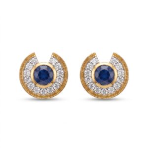 Radiant Crescent Stud