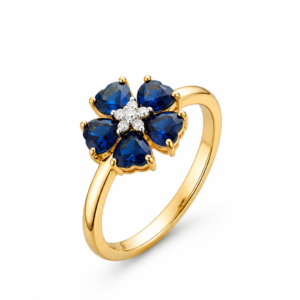 Floral Charm Ring